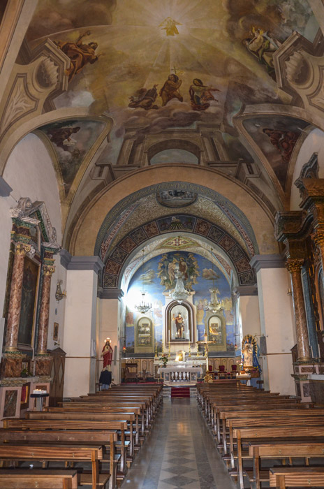CHIESA SAN IOVAN BATTISTA MANZIANA navata_centrale